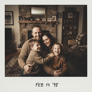 gemini ai photo prompt copy paste family