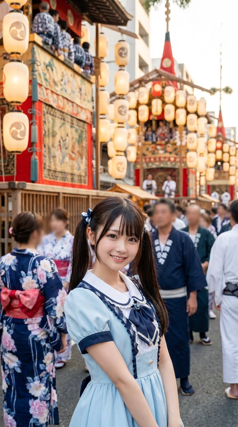 祇園祭AI画像の背景整理プロンプト