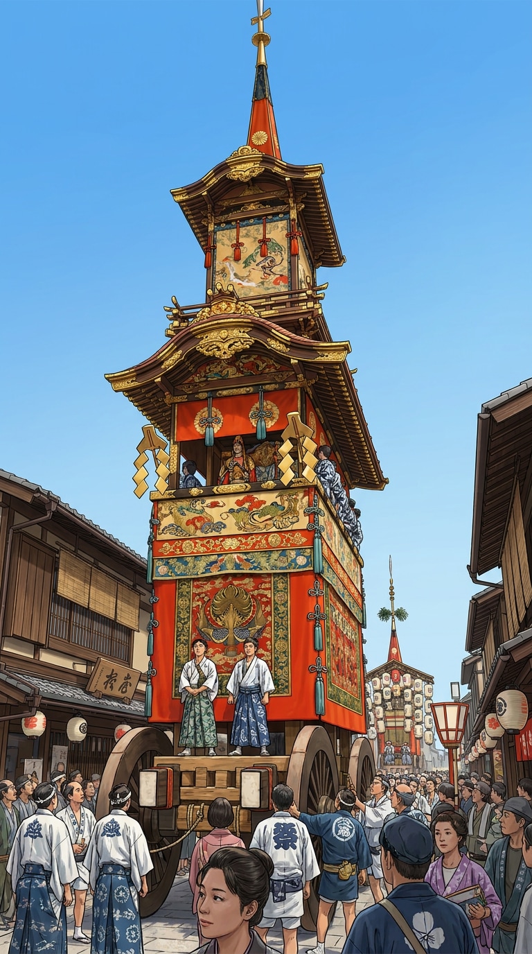 祇園祭スマホ壁紙AI画像