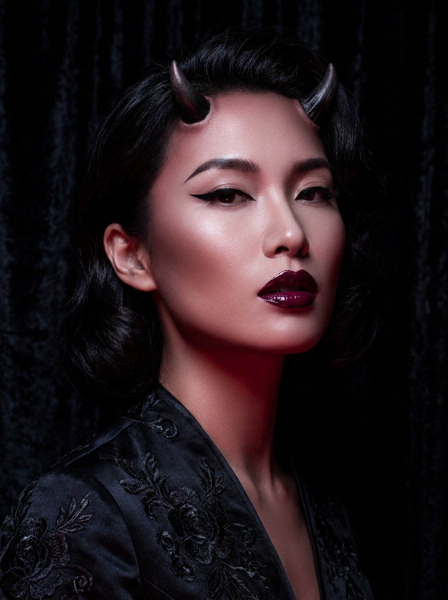 Glam Devil Makeup