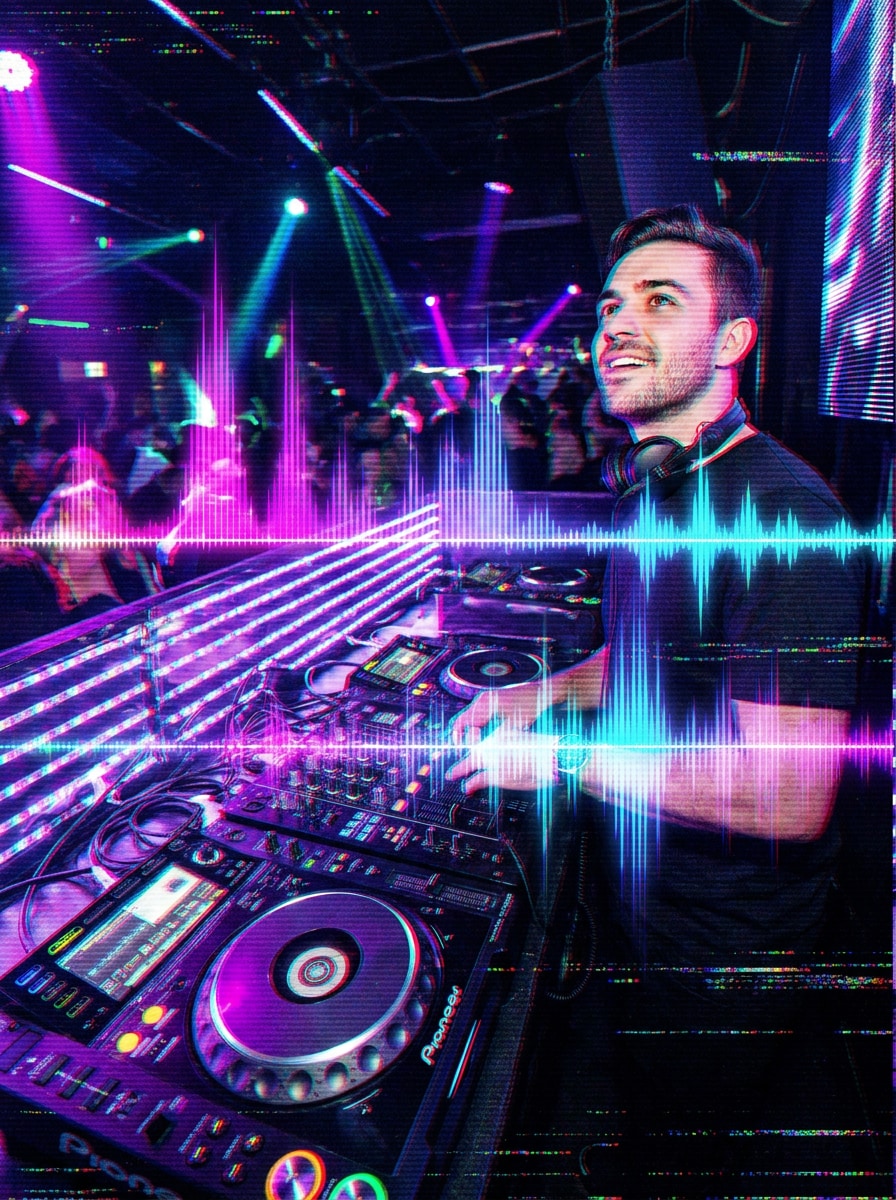 Glitch DJ Visual