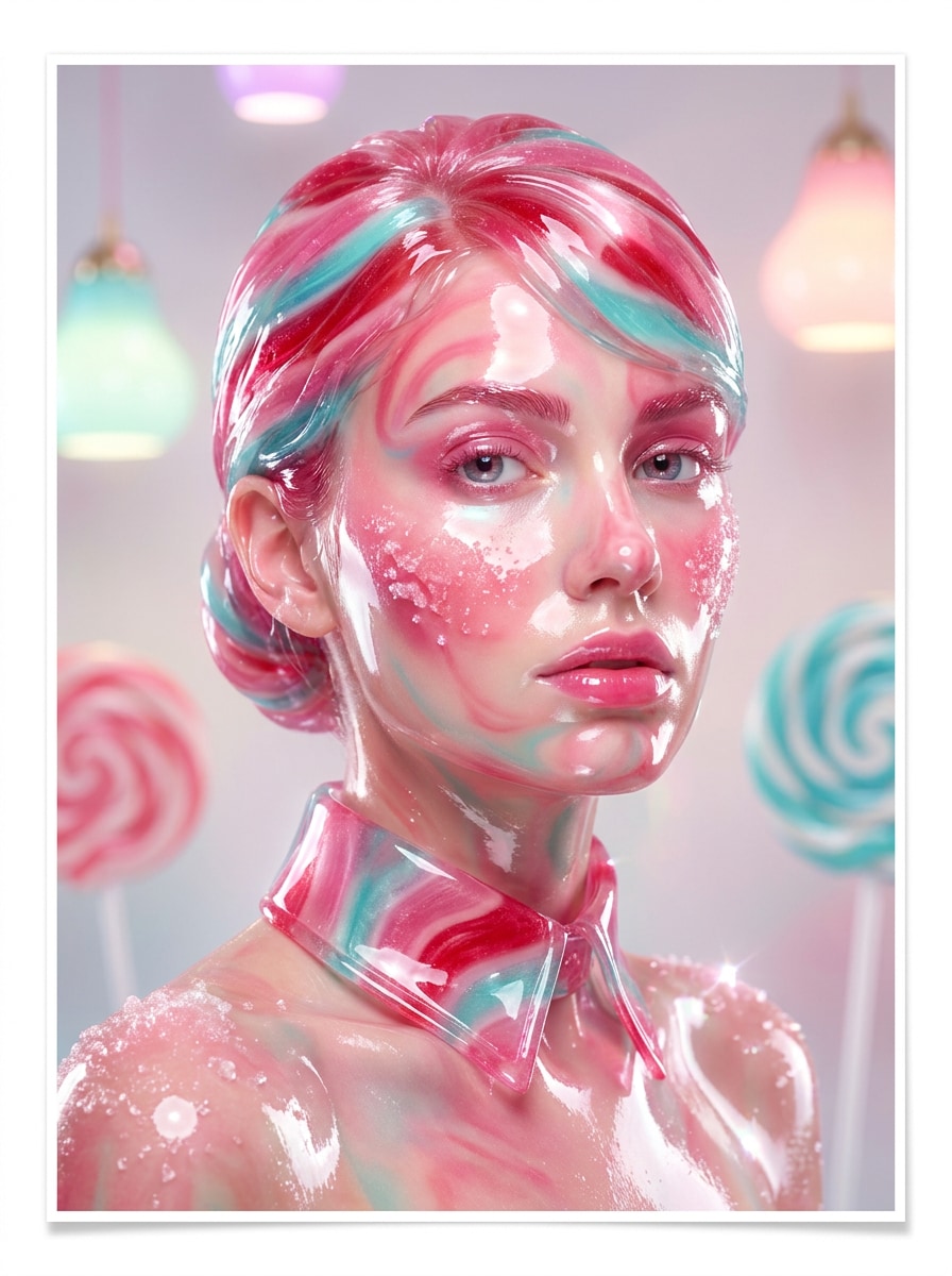 Glossy Hard Candy Portrait