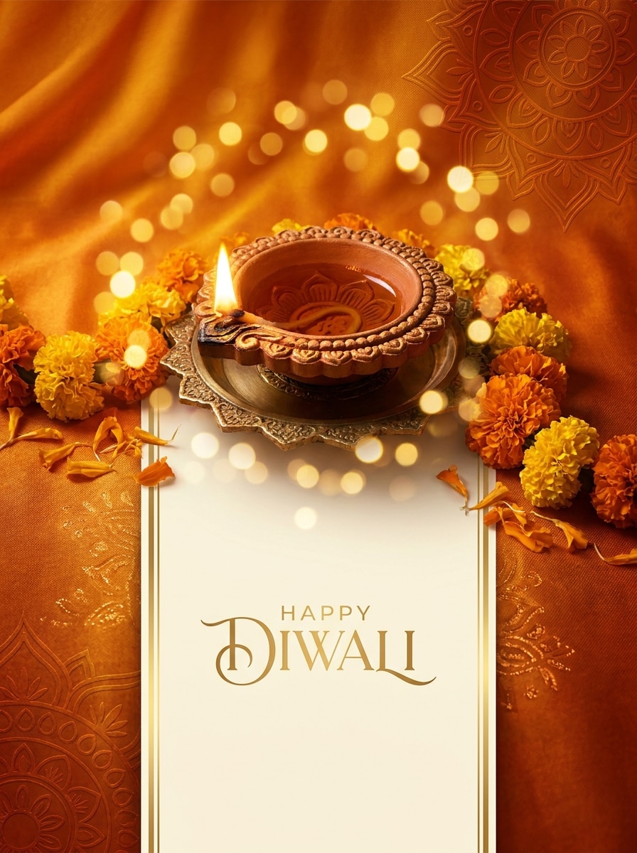 Glowing Diya Classic