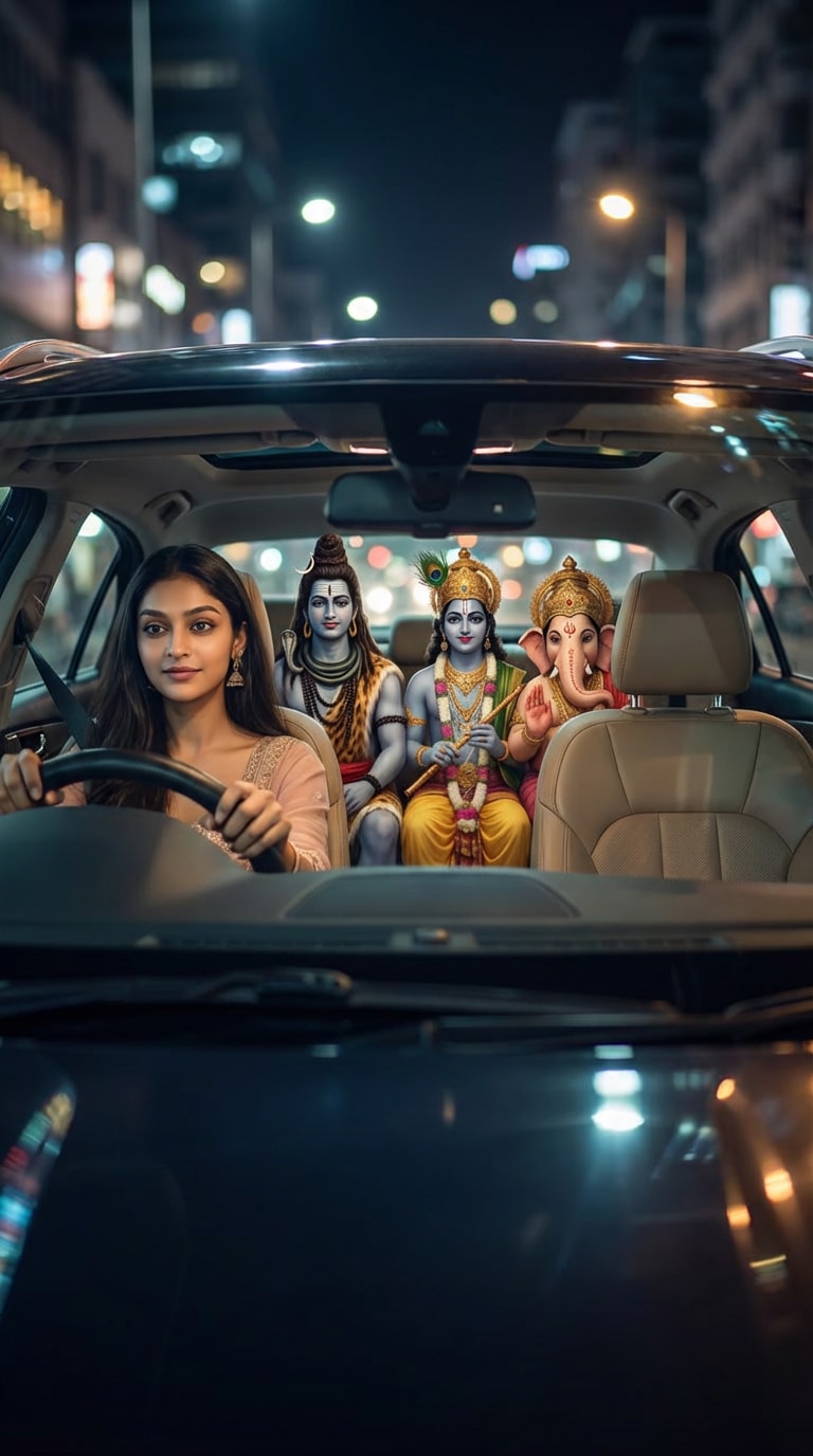 God Car Driving Photo