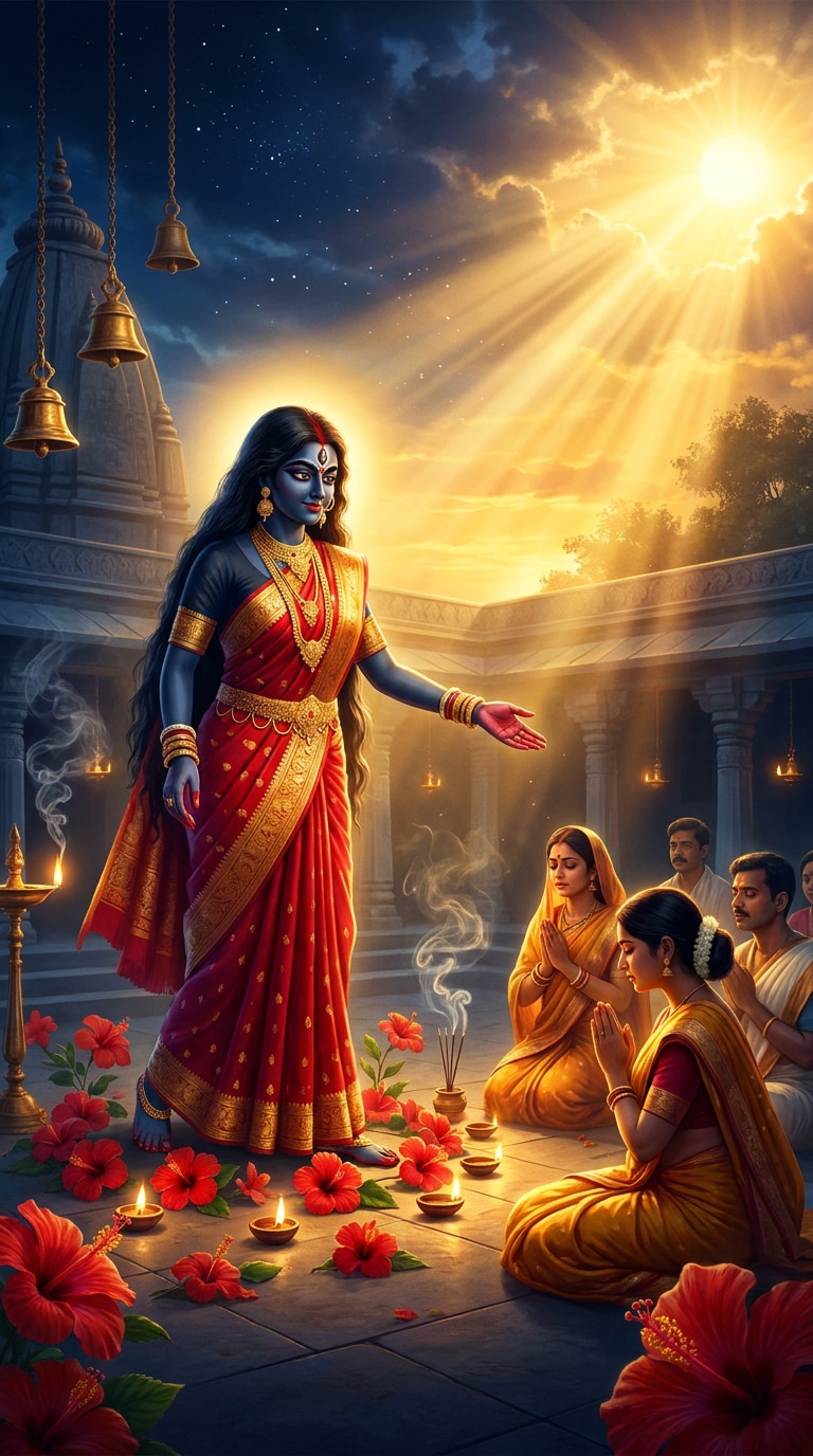 Goddess Kali wallpaper AI image prompt