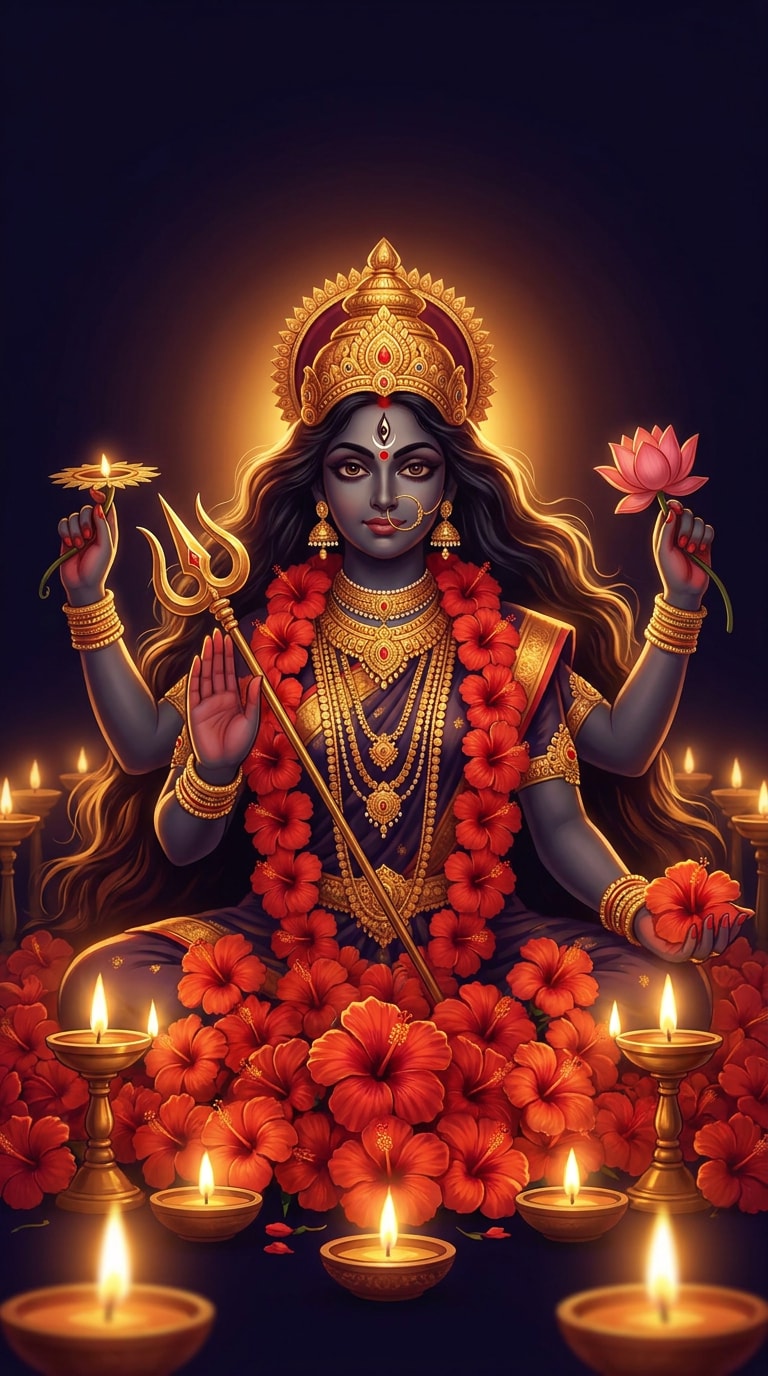 Sacred flame Kali prompt