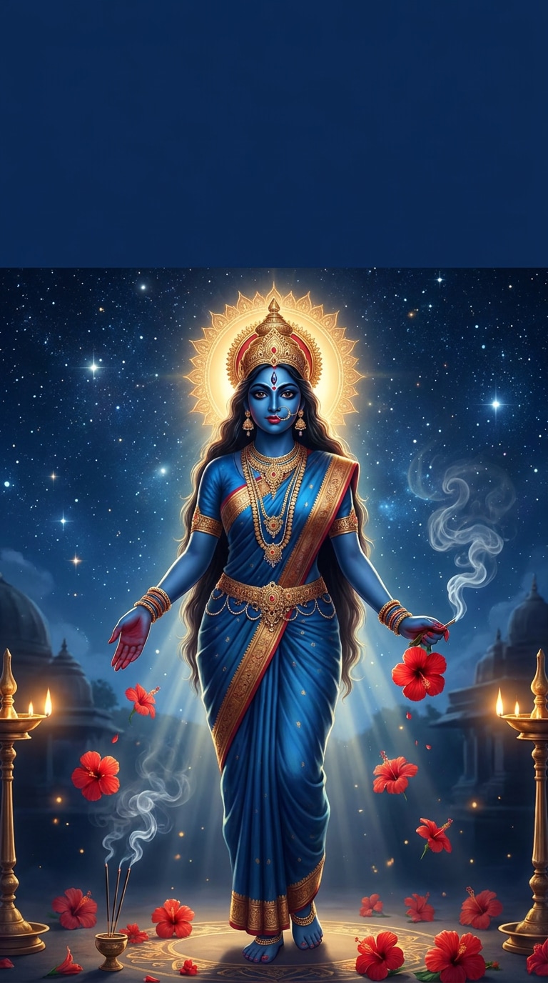 Goddess Kali phone wallpaper prompt