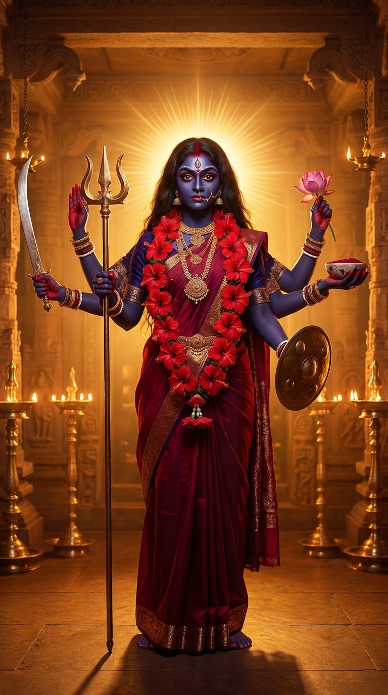 Goddess Kali AI art prompt generator