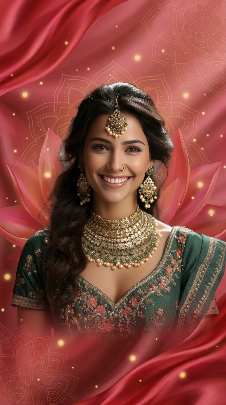 Lakshmi spiritual background prompt