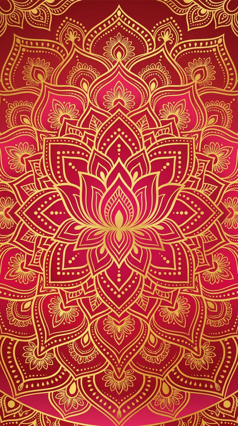 Lakshmi mandala background prompt