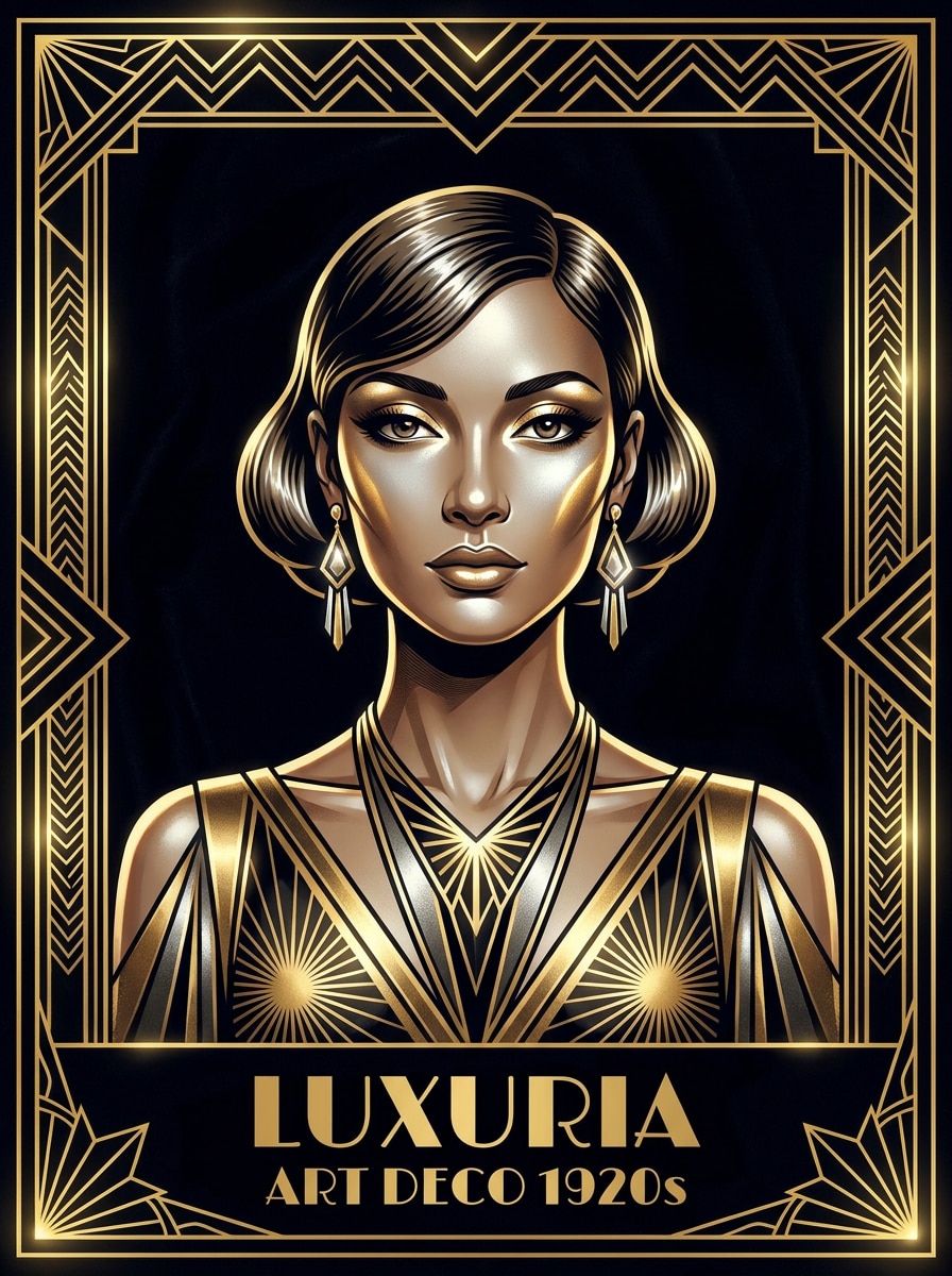 Gold and Black Glamour