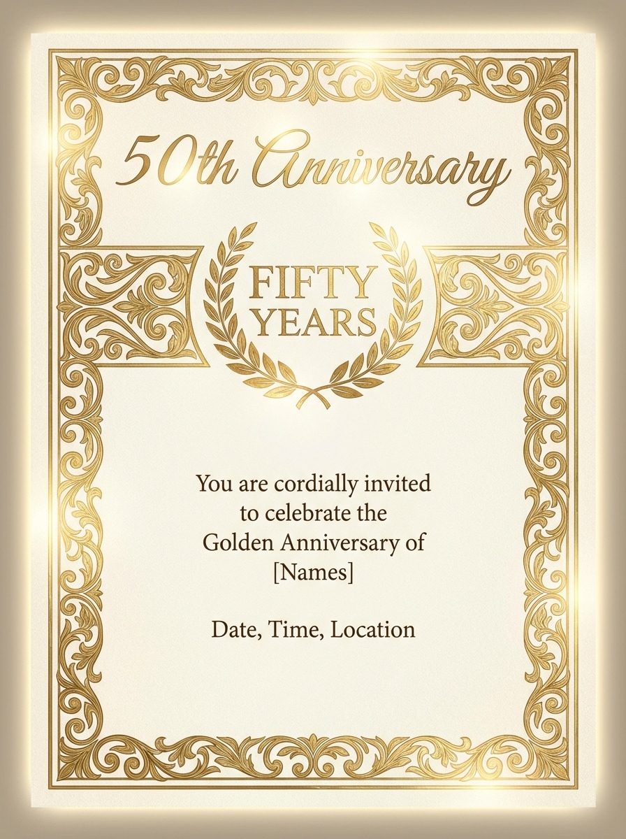 Golden 50th Anniversary