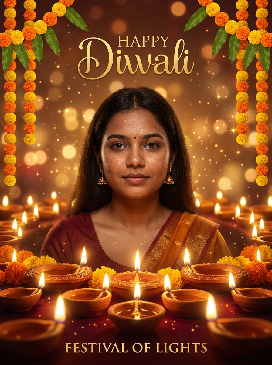 Golden Diya Glow