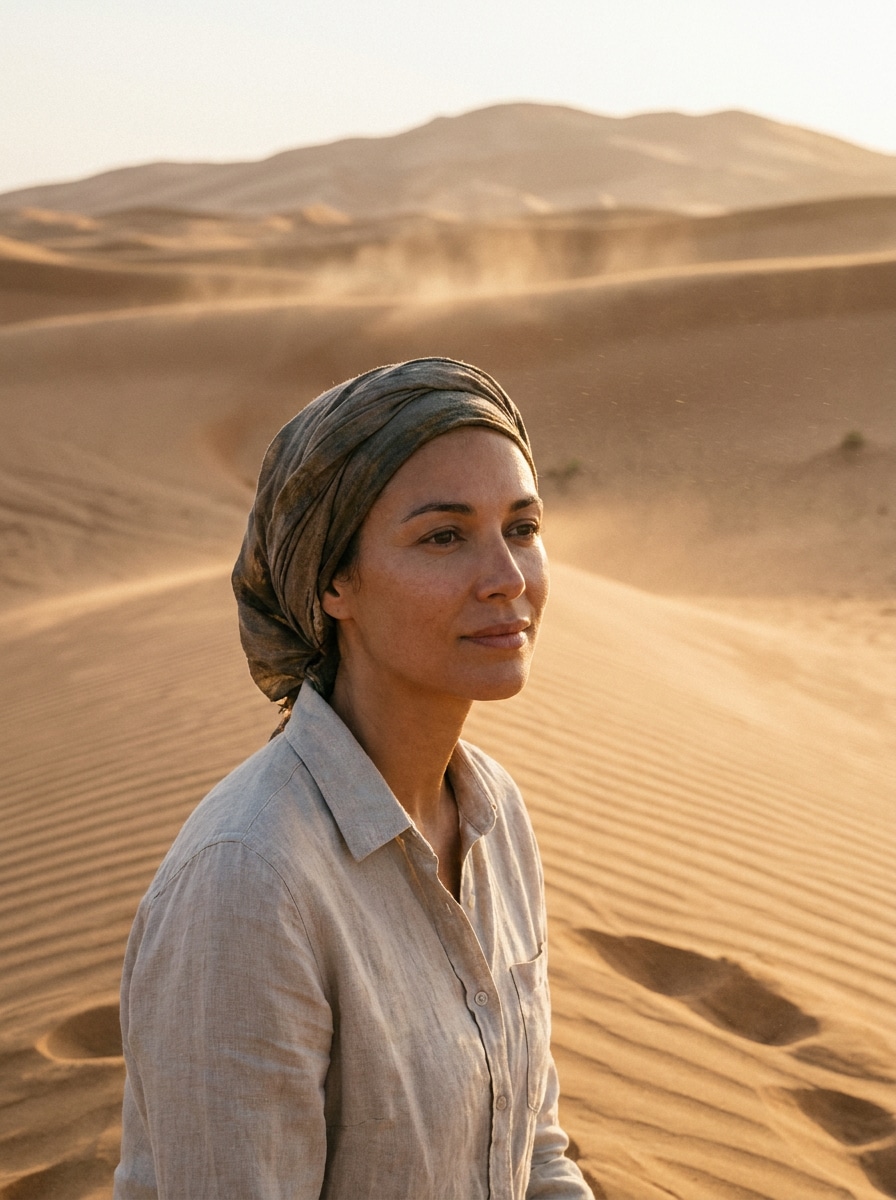 Golden Dunes Portrait