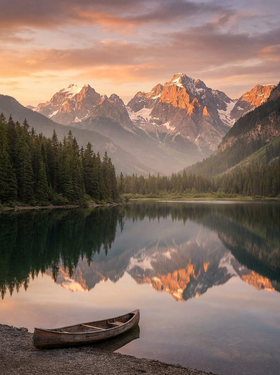Golden Hour Mountain Vista