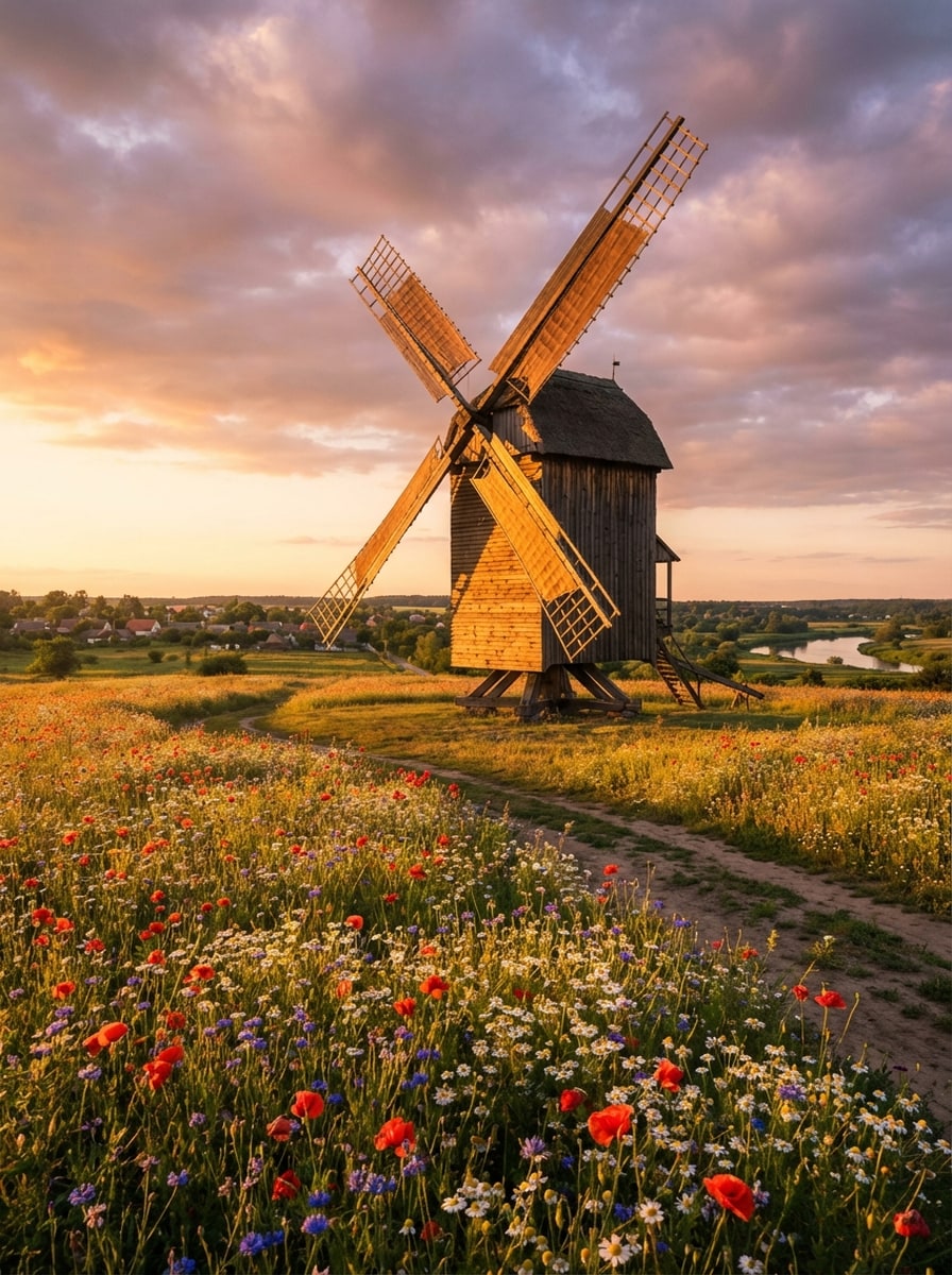 Golden Hour Rural Realism