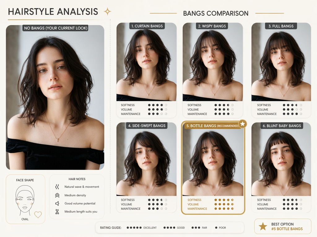 GPT Image 2 Prompt Bangs vs No Bangs