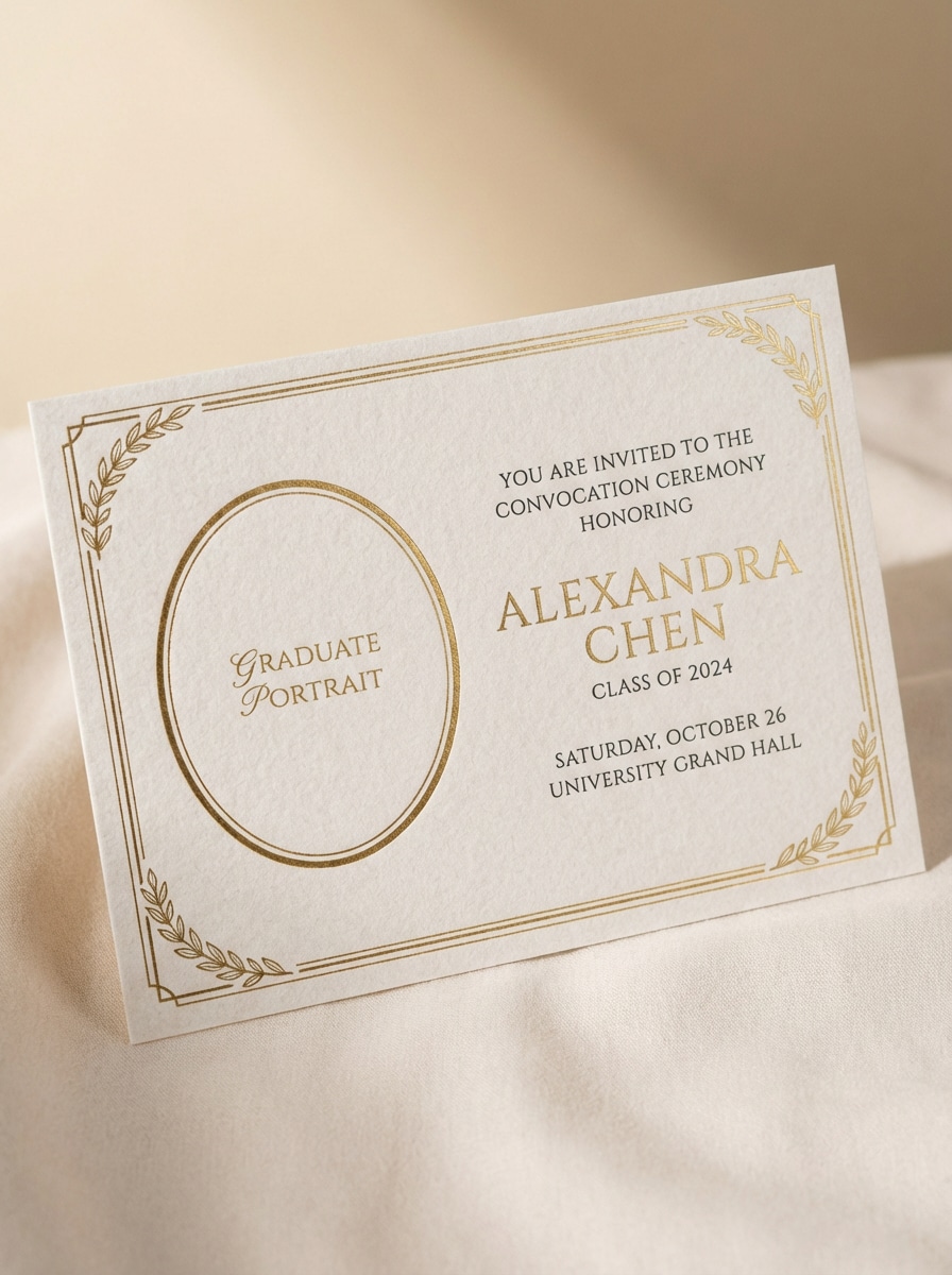 Graduate Photo Invitation