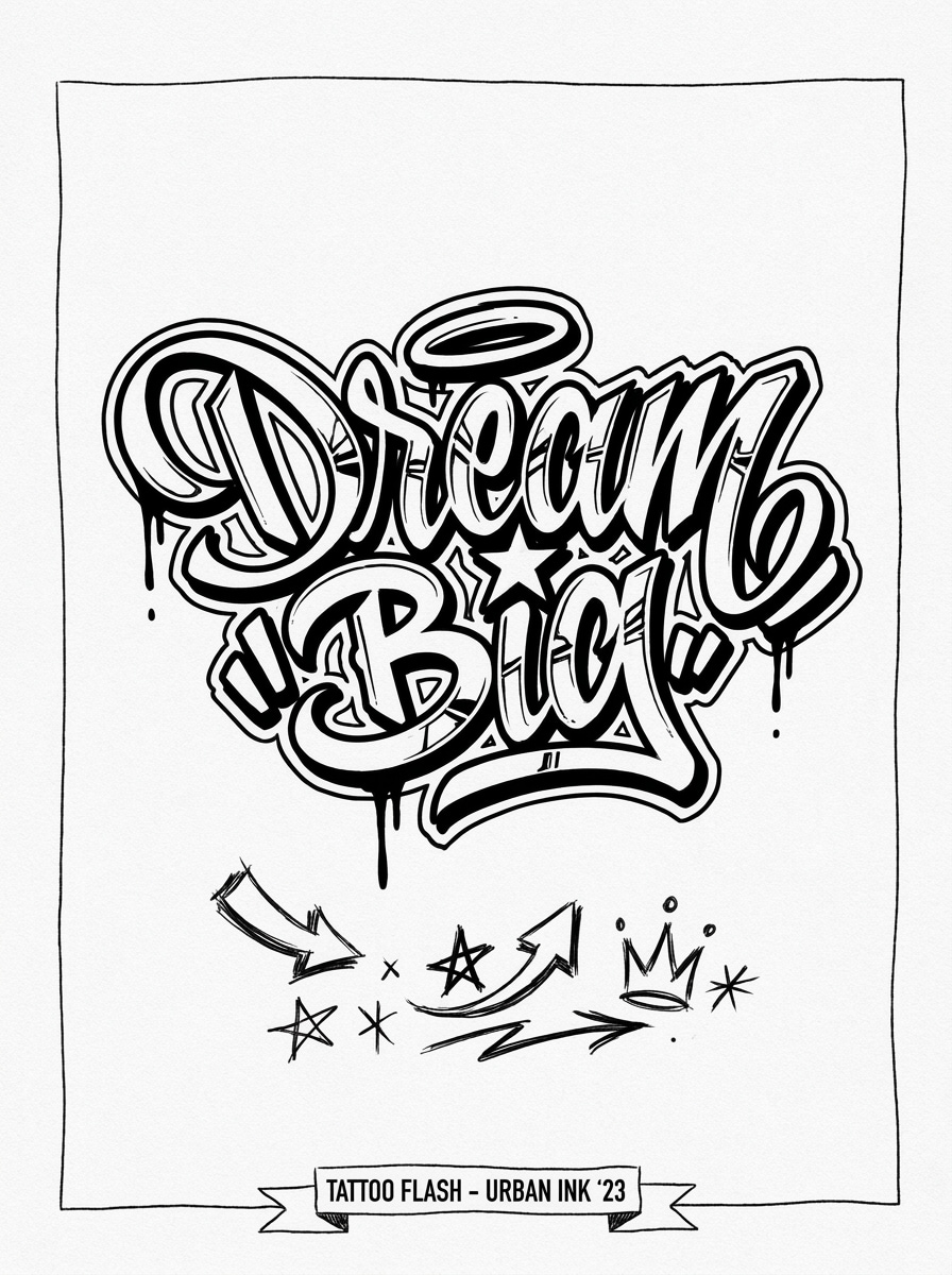 Graffiti Tattoo Lettering