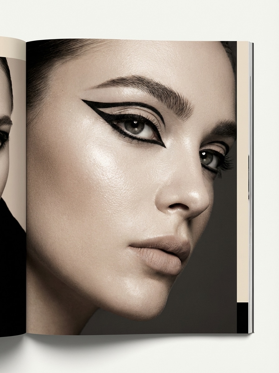 Graphic Eyeliner Editorial