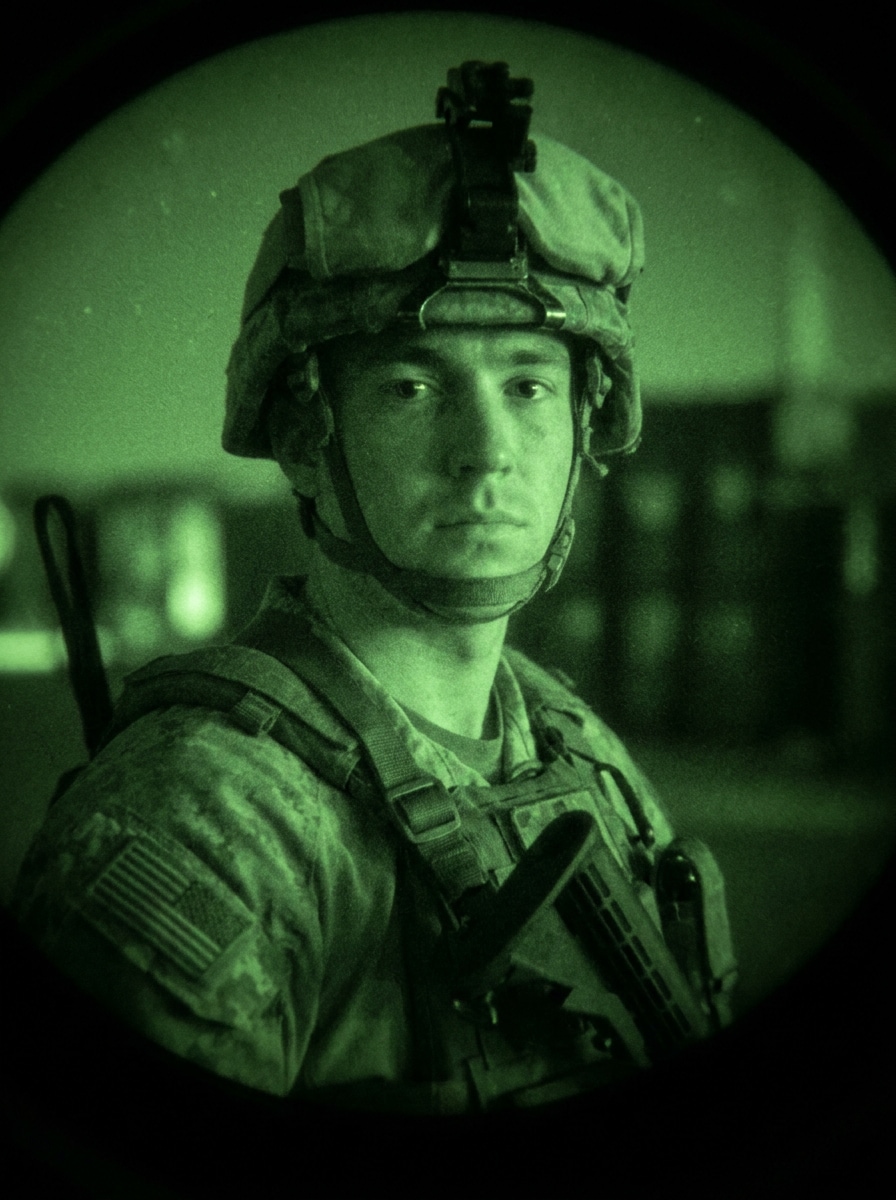 Green Monochrome Goggles