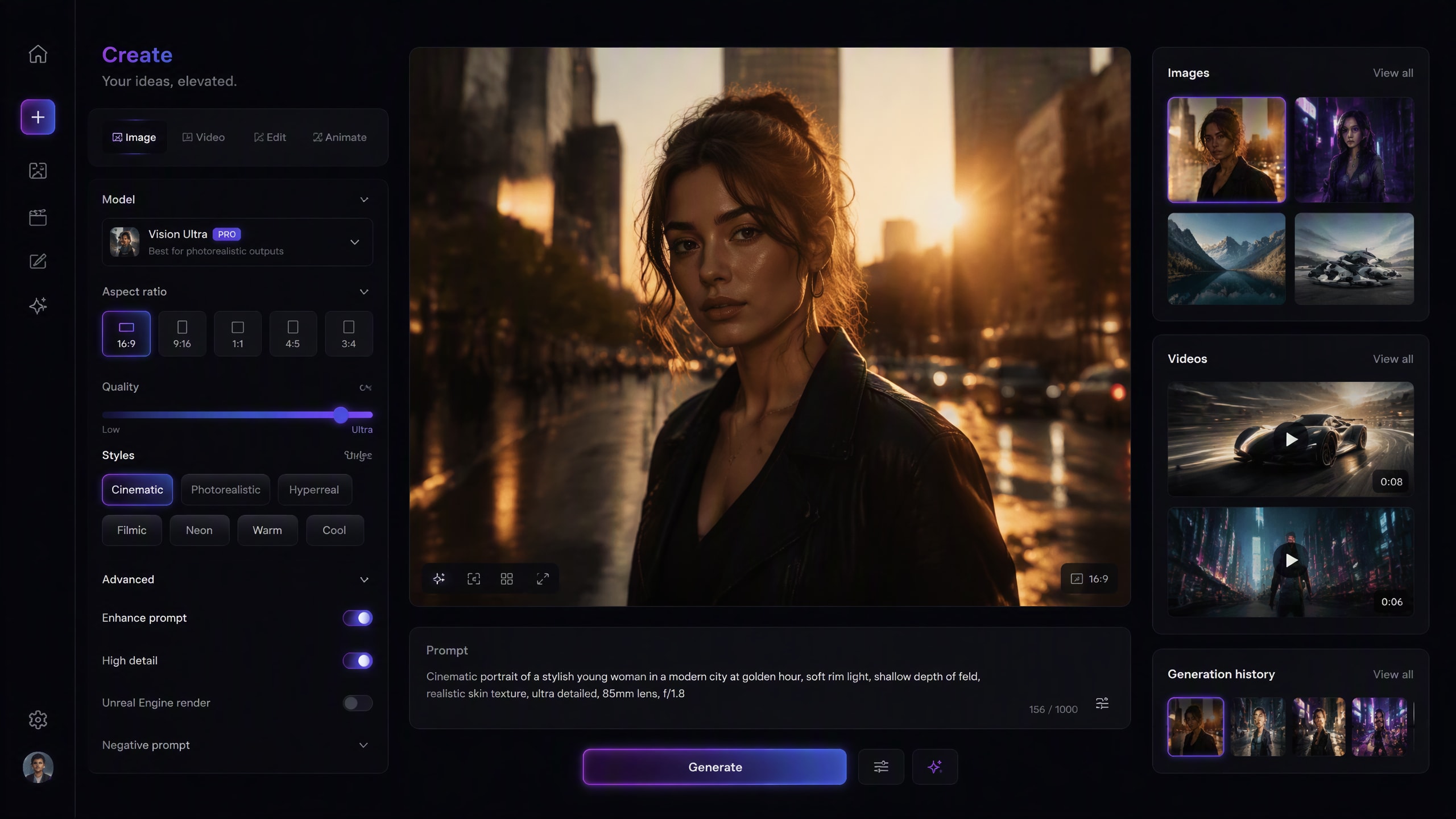 Grok AI image and video creation with Media.io