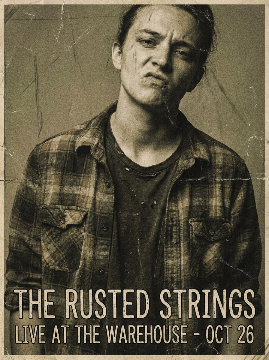 Grunge Band Poster