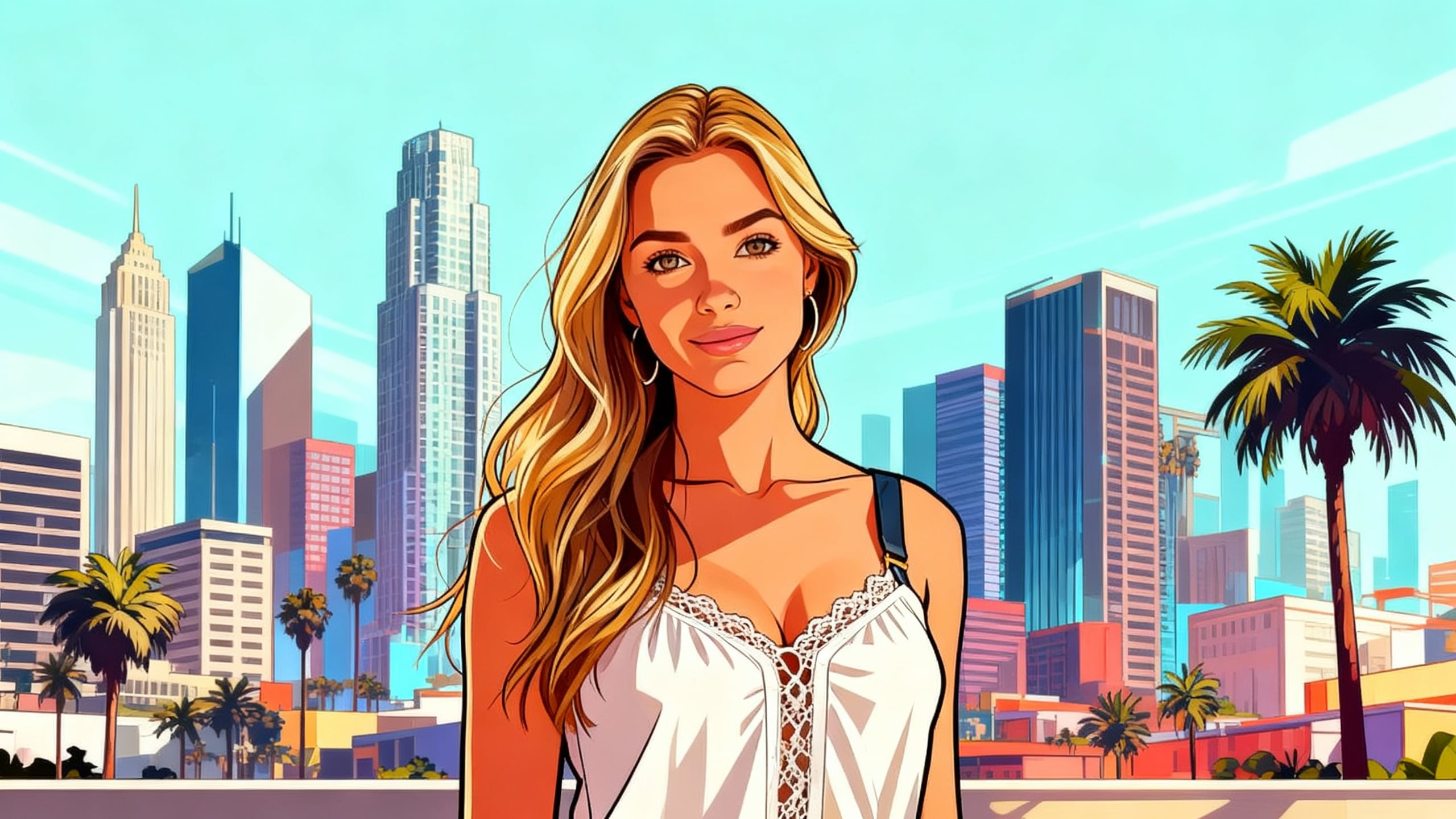San Andreas Comic Art Look