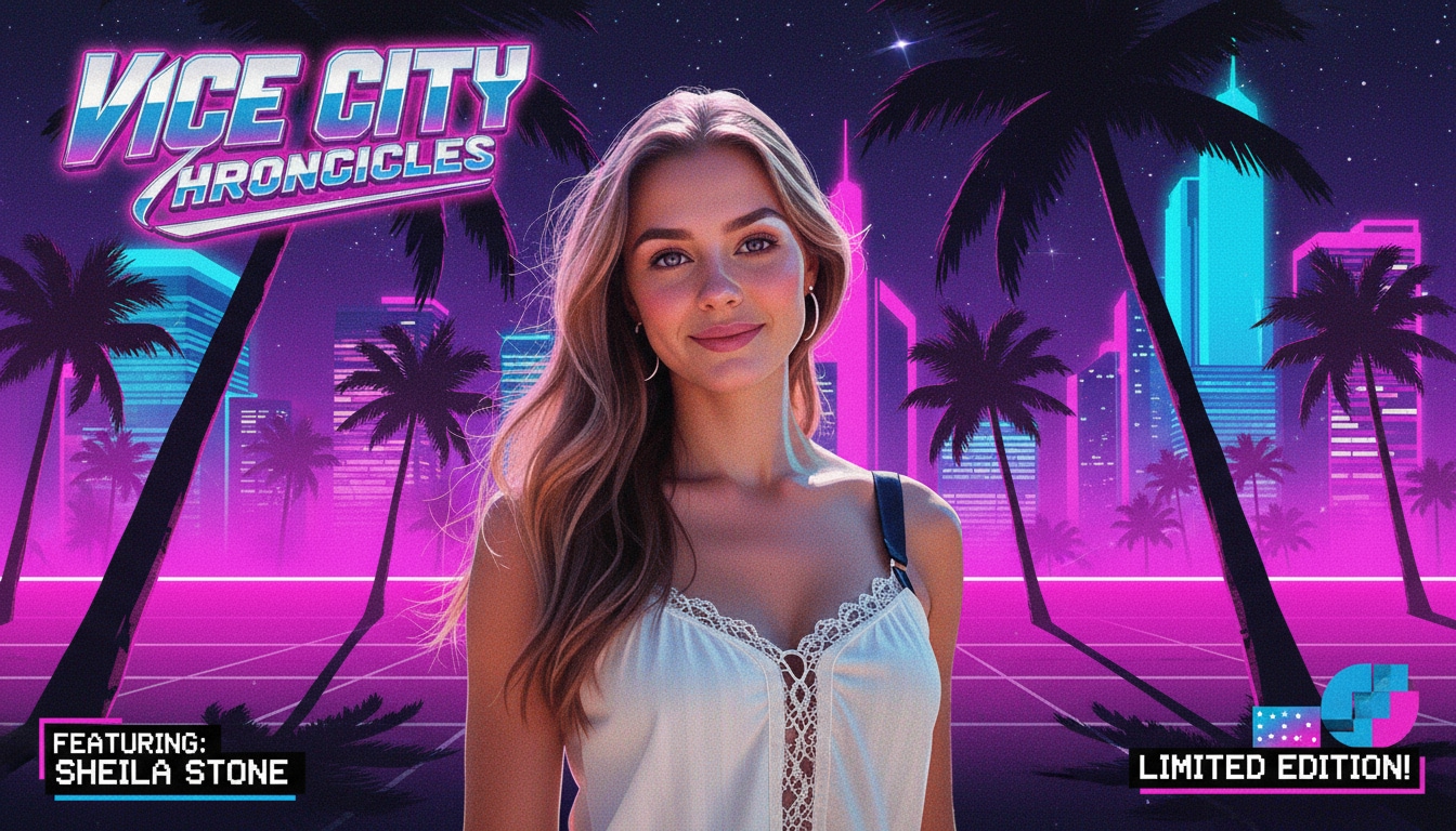 Vice City Neon 80s Vibe