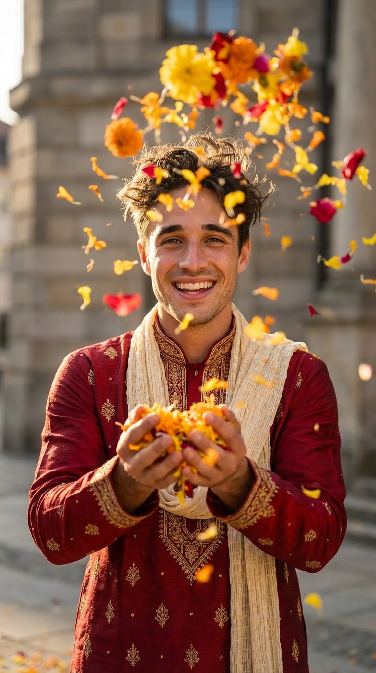 Festive Action Scene