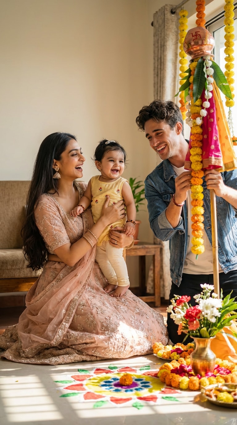 Candid Family Moment