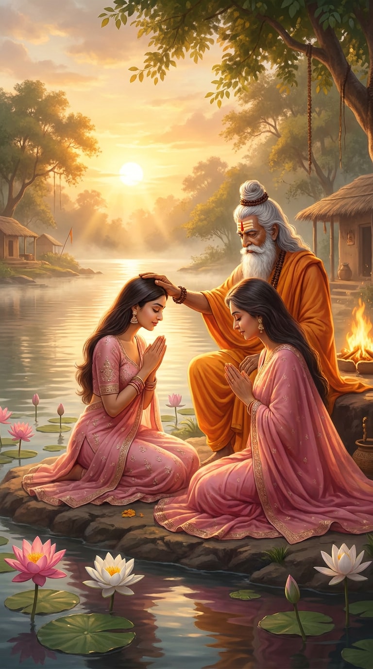 Guru Purnima WhatsApp Status AI Image
