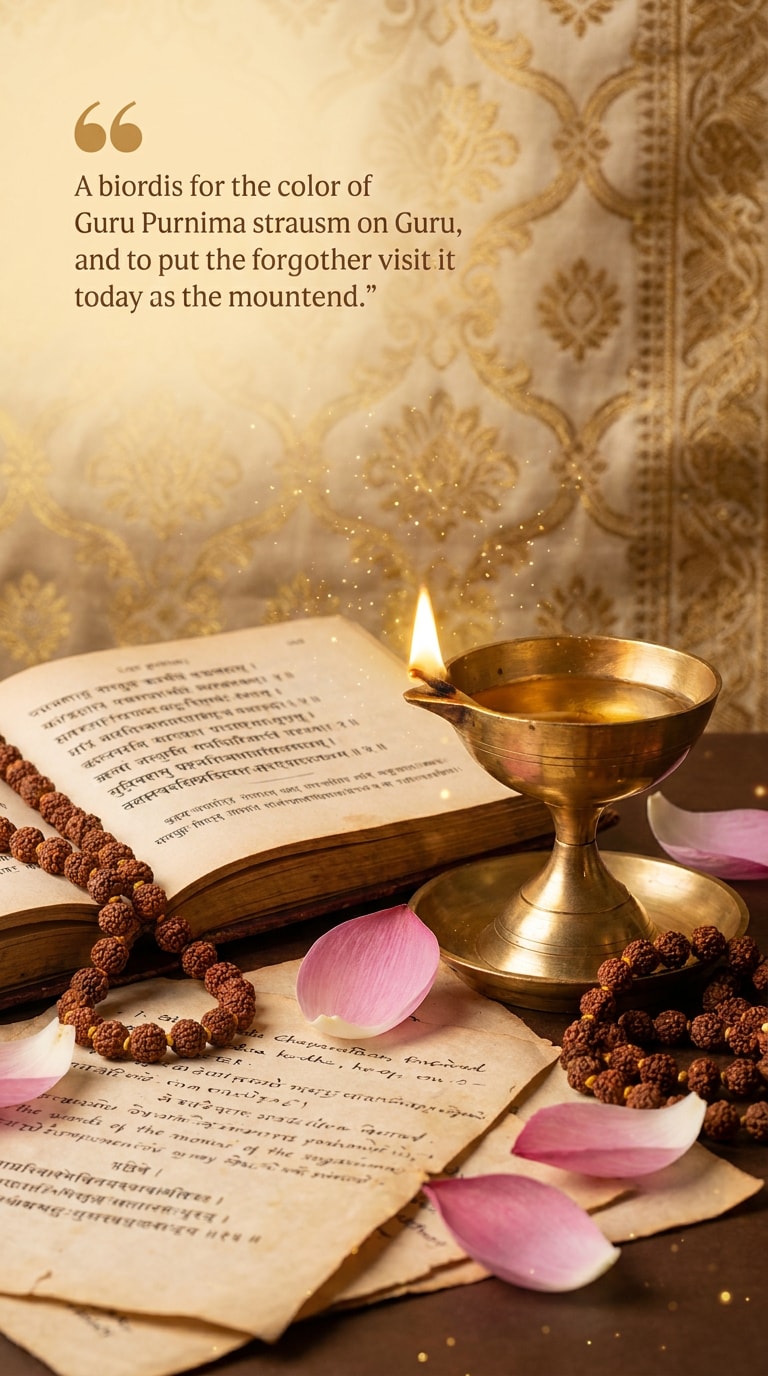 Sacred Books Guru Purnima AI Image Prompt
