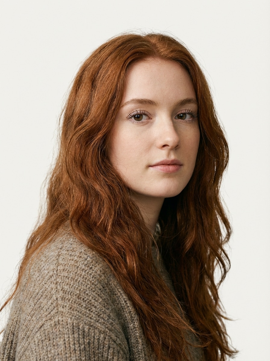 Hair Detail Portrait Cutout