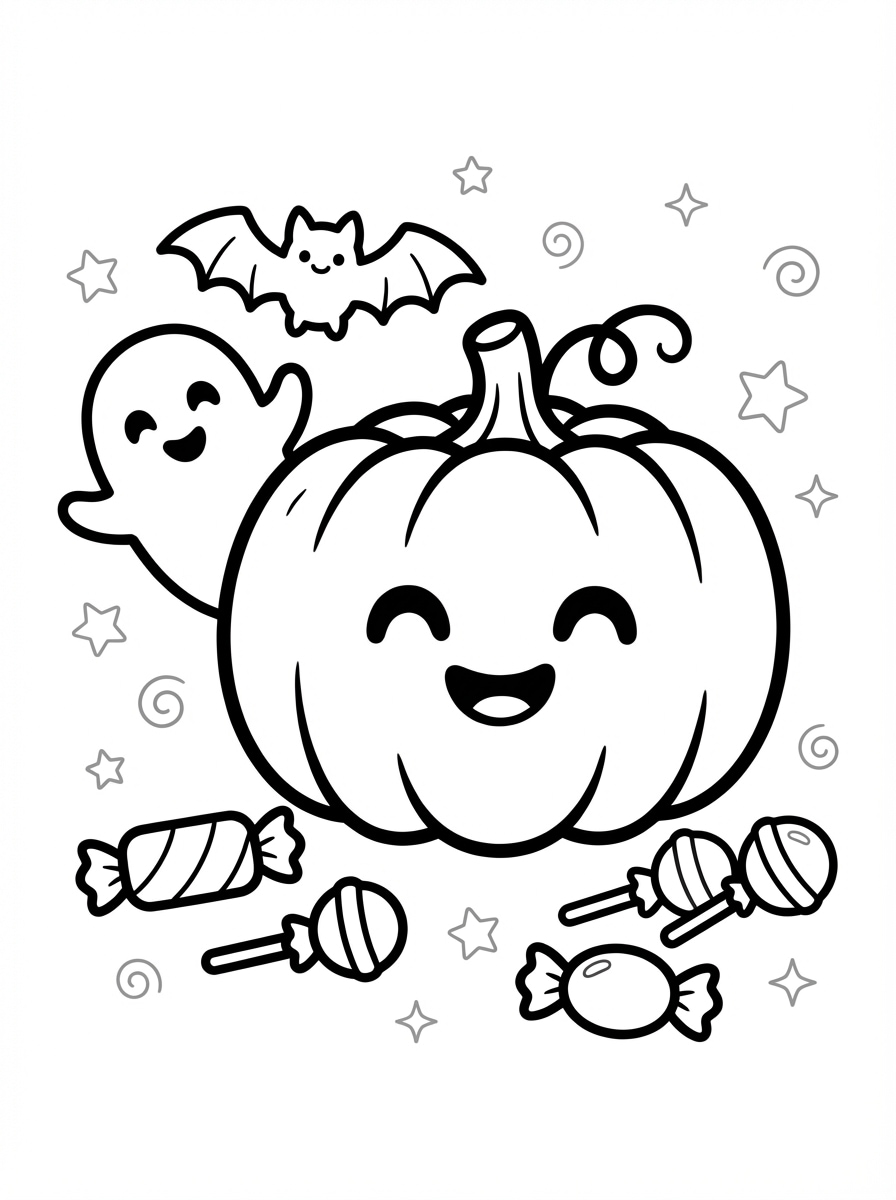 Halloween Cute Spooky Page