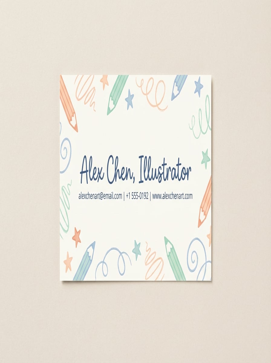 Hand-Drawn Illustration Card