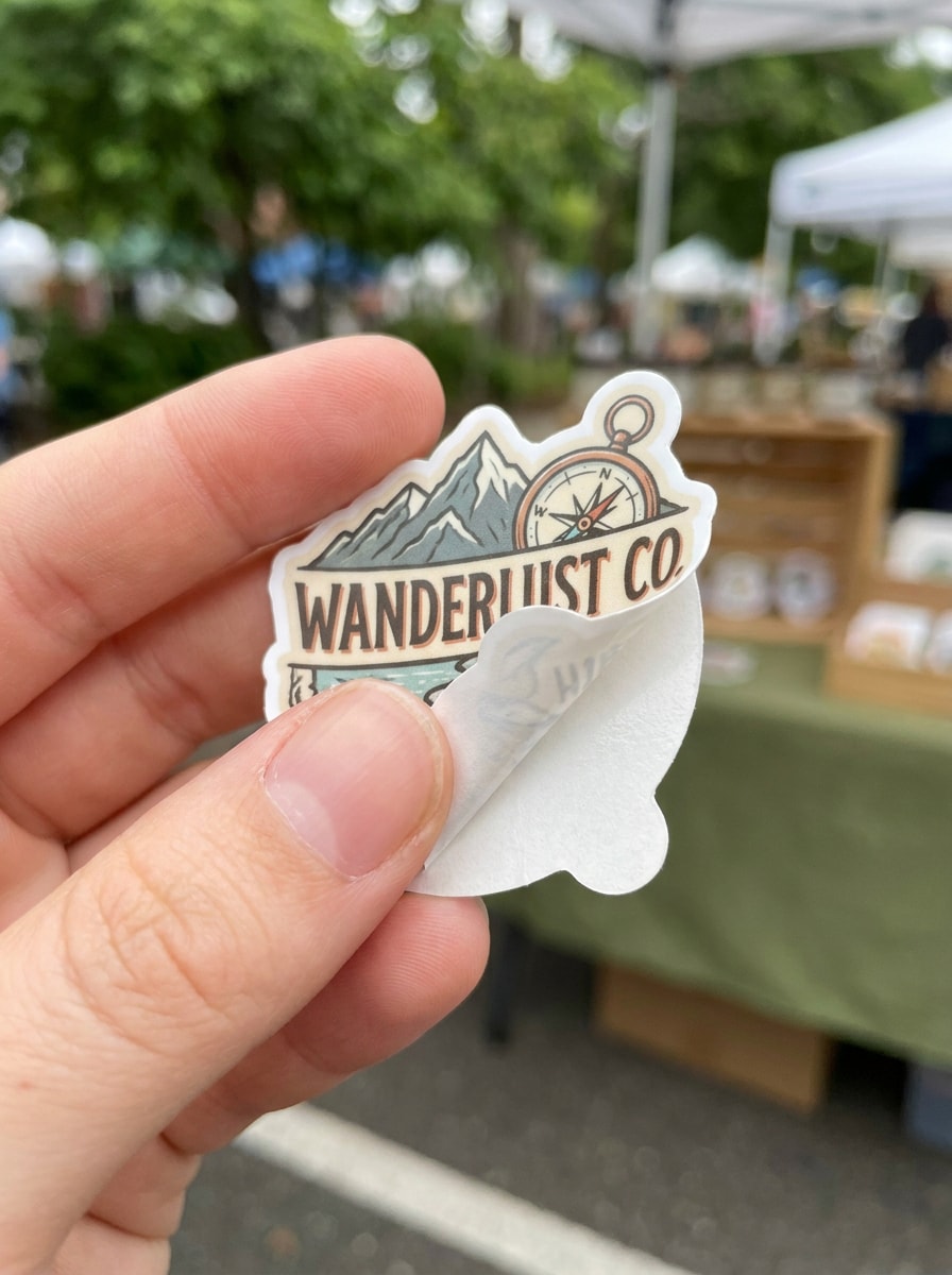 Hand-Held Sticker Reveal
