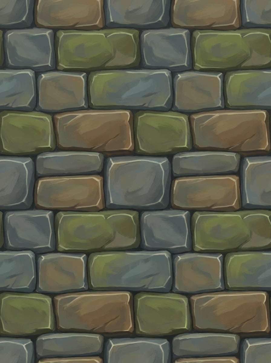 Hand-Painted Fantasy Stone