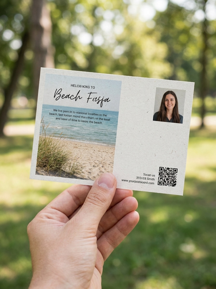 Hand-Held Postcard