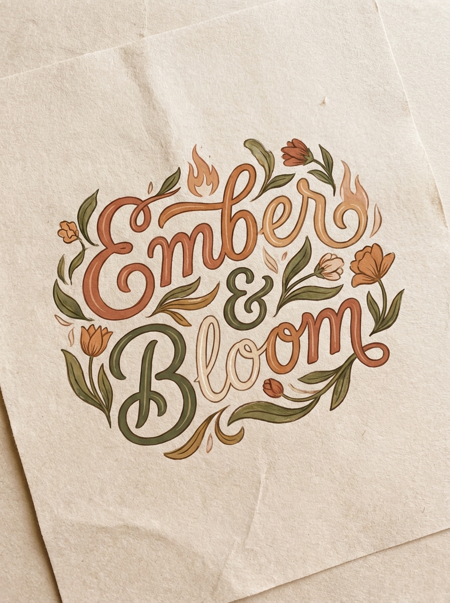 Handmade Artisan Text Logo