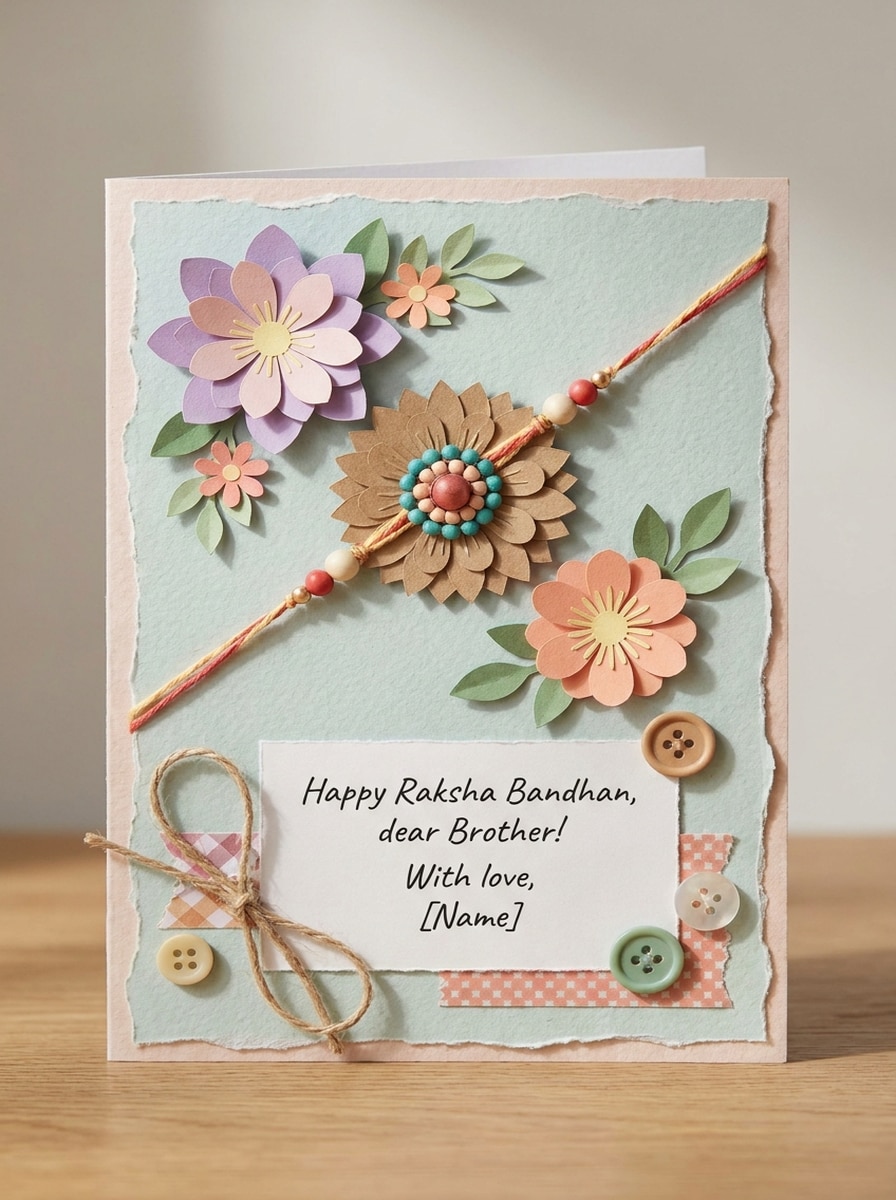 Handmade Paper Craft Card