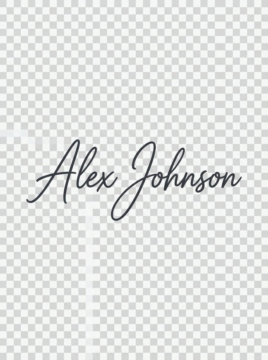 Handwritten Name Mark