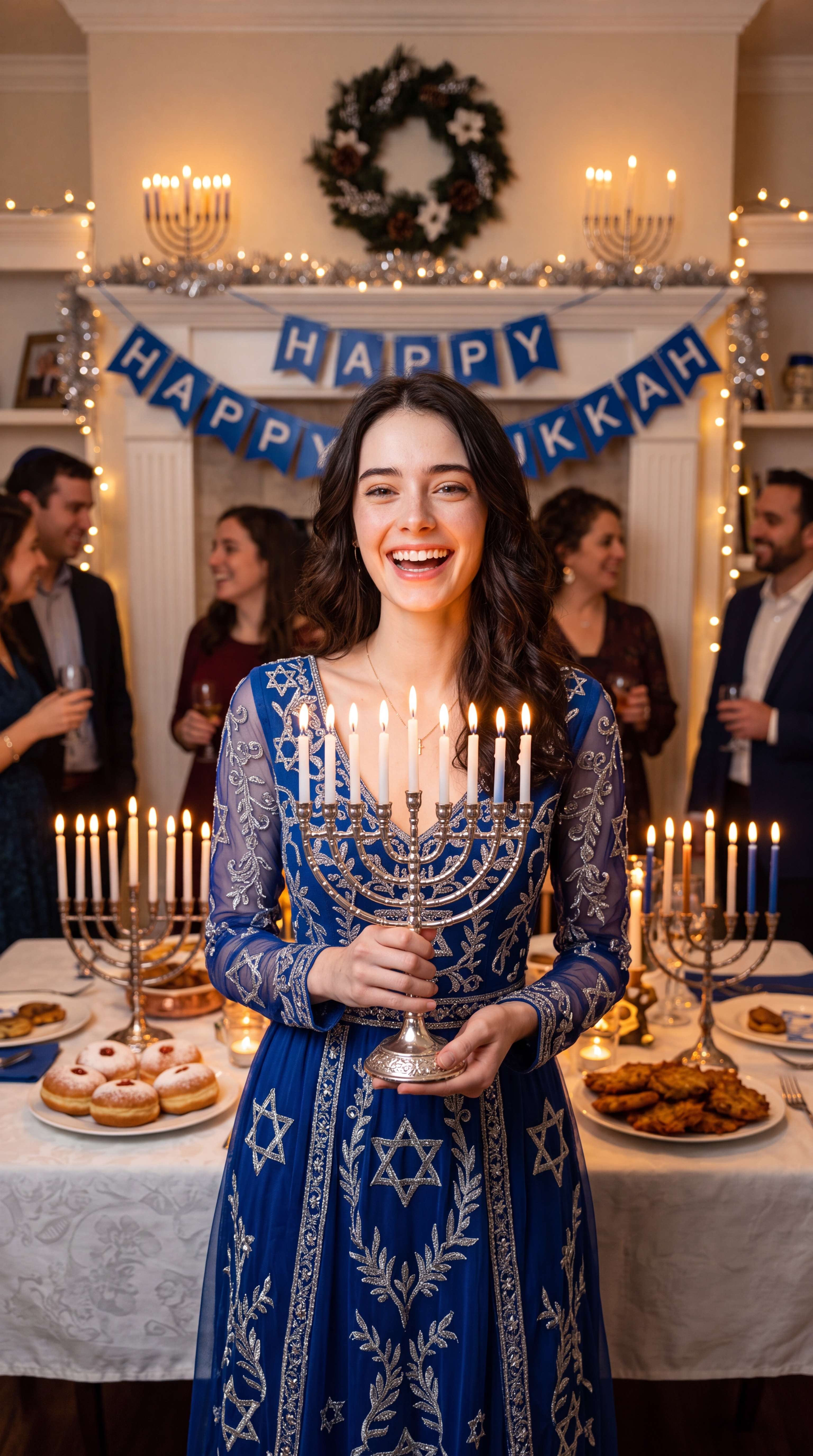 AI Hanukkah Photos Generator female demo