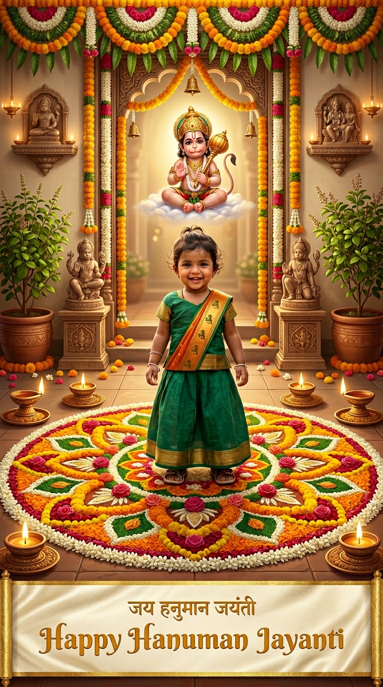 Hanuman Jayanti AI Photo 5