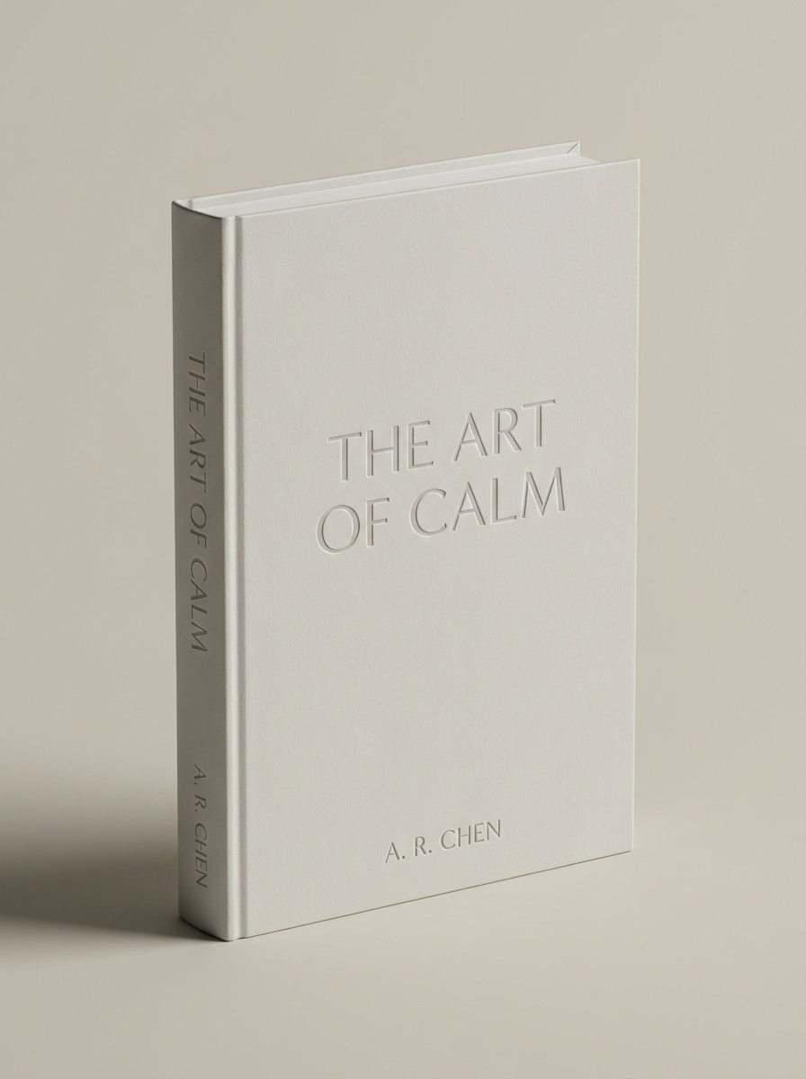 Hardcover Book Perspective Mockup