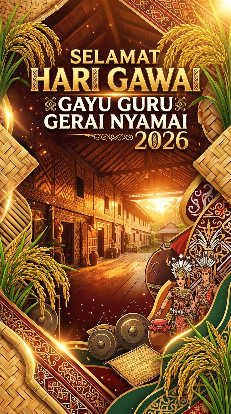 Instagram Story Hari Gawai Poster