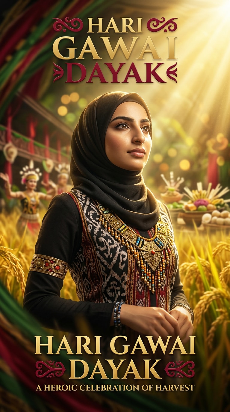 Heroic Cinematic Hari Gawai Portrait