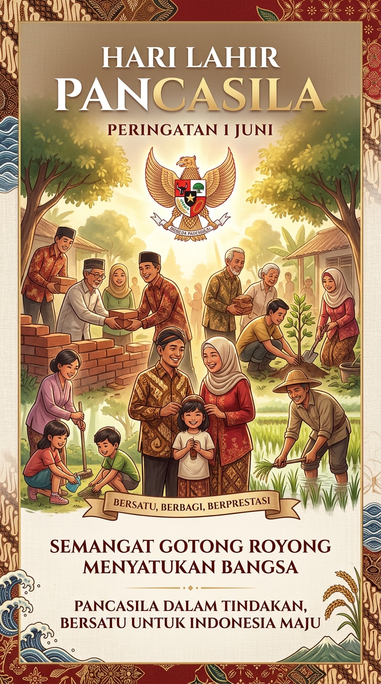 Gotong Royong Spirit Poster