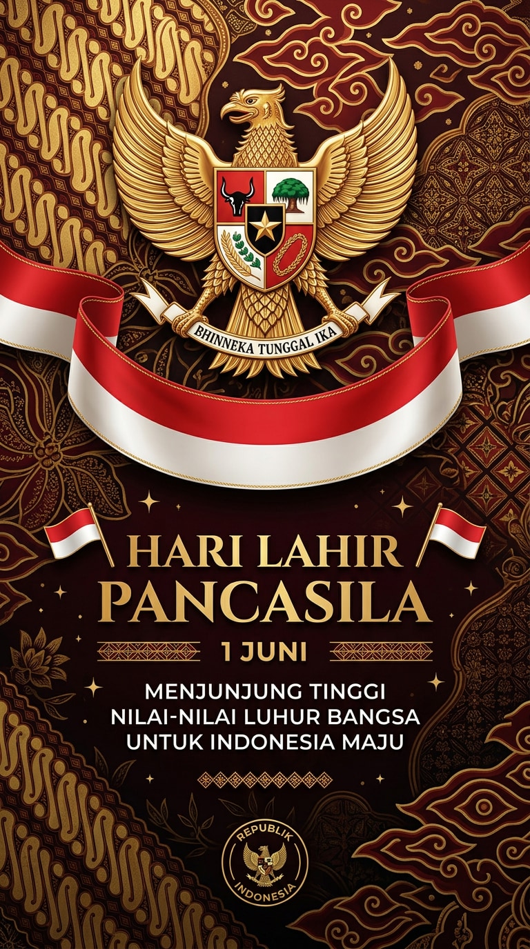 Batik Cultural Background Poster