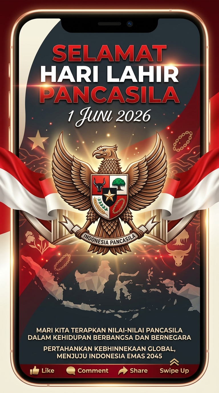 Instagram Story Hari Pancasila Poster